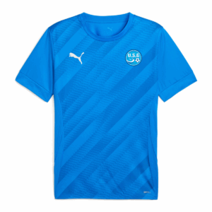 MAILLOT D'ENTRAINEMENT GRAPHIQUE BLEU ADULTE
