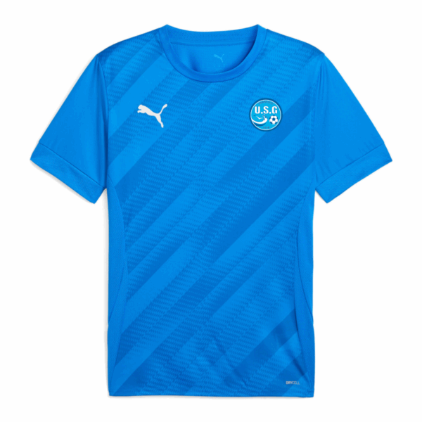 MAILLOT D'ENTRAINEMENT GRAPHIQUE BLEU ADULTE