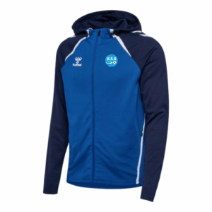 SWEAT ZIPPÉ À CAPUCHE BLEU ADULTE