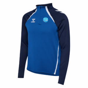 SWEAT 1/4 DE ZIP BLEU ENFANT