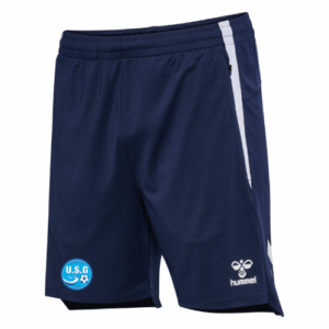 SHORT D'ENTRAÎNEMENT ZIPPÉ MARINE ENFANT
